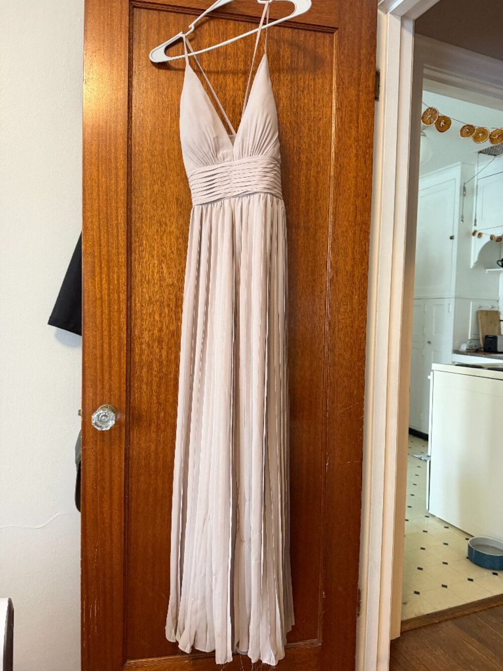 Beige Formal Gown
